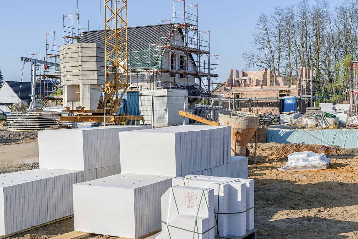 Damit schon der Hausbau gut versichert ist