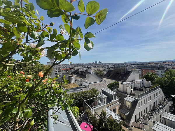 FERNBLICK DACHGESCHOSS MIT TRAUMHAFTER TERRASSE