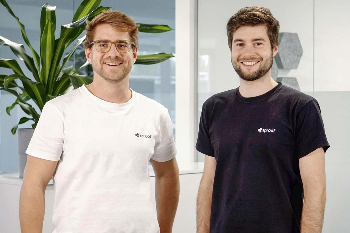 Foto der zwei Start-up Gründer