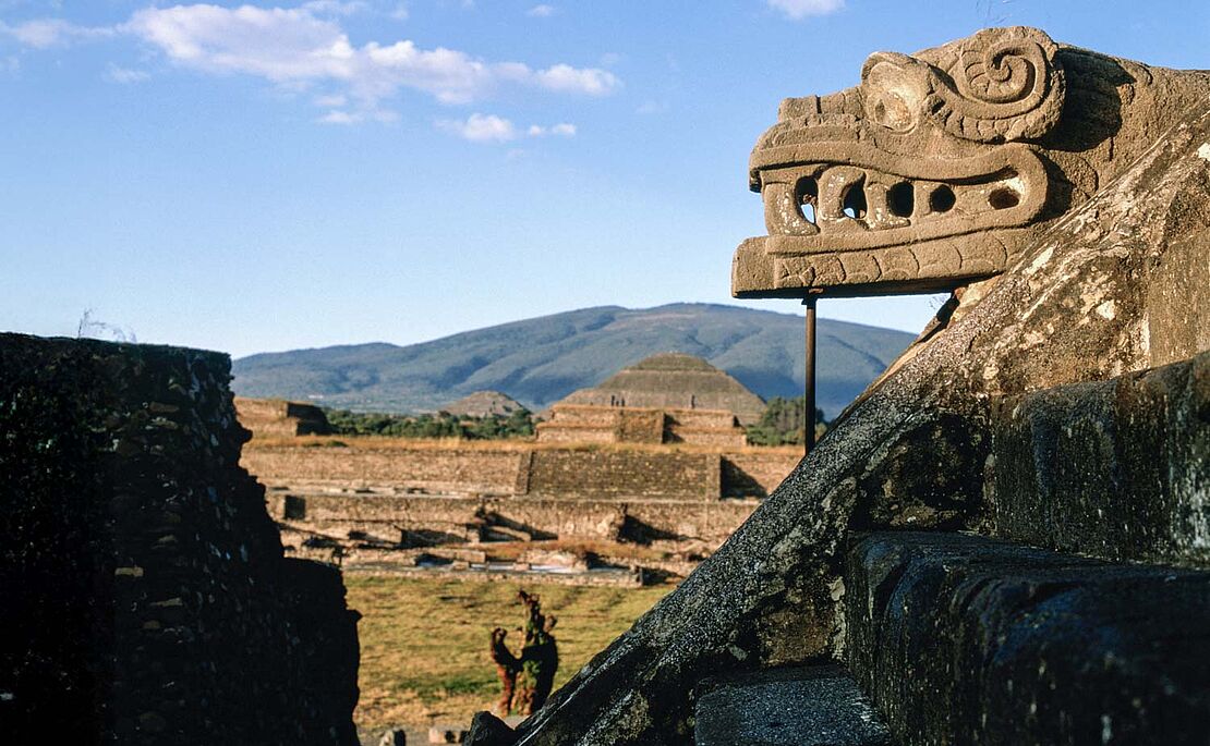 Sonnenpyramide Ruinenstadt ­Teotihuacán
