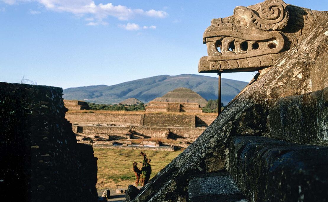 Sonnenpyramide Ruinenstadt ­Teotihuacán