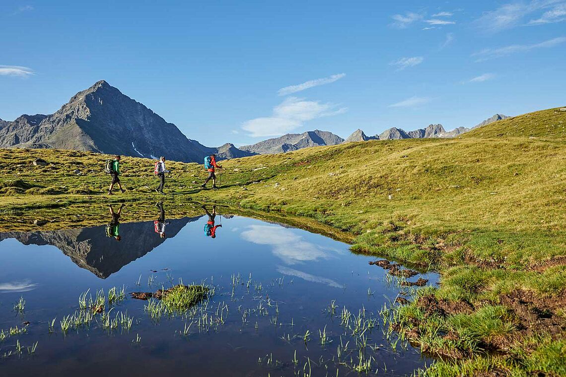 Aktiv auf neuen Trekking-Pfaden