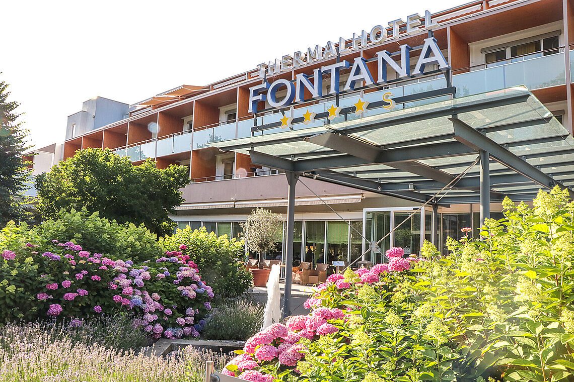 Außenansicht Adults-only-Thermalhotel Fontana