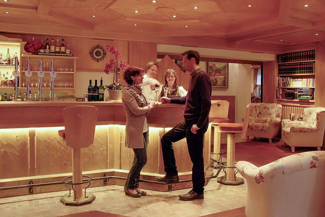 Barbereich im Panoramahotel Lärchenhof