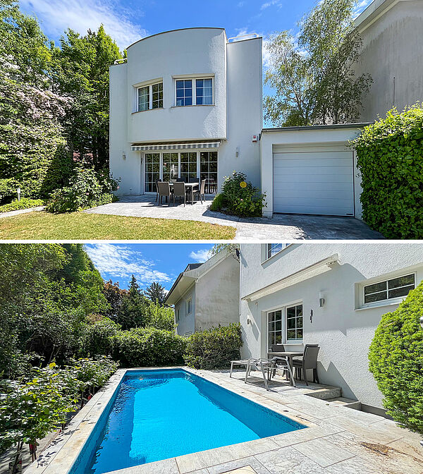 1140 Wien - Architektenhaus mit Pool & Dachterrasse