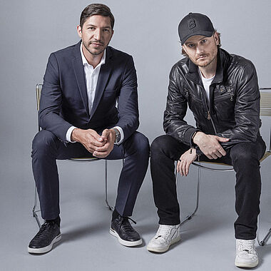 Gruppenfoto Lukas Enzersdorfer-Konrad und Eric Demuth