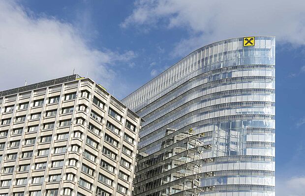 Außenaufnahme Raiffeisen Stadtbank KMU