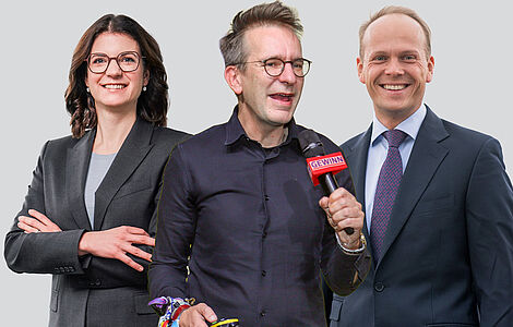 Porträt Claudia Trampitsch, Gerald Hörhan,Ronald Stöferle