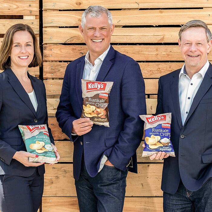 Gruppenfoto Johanna Baumgartinger, Markus Marek und Thomas Buck