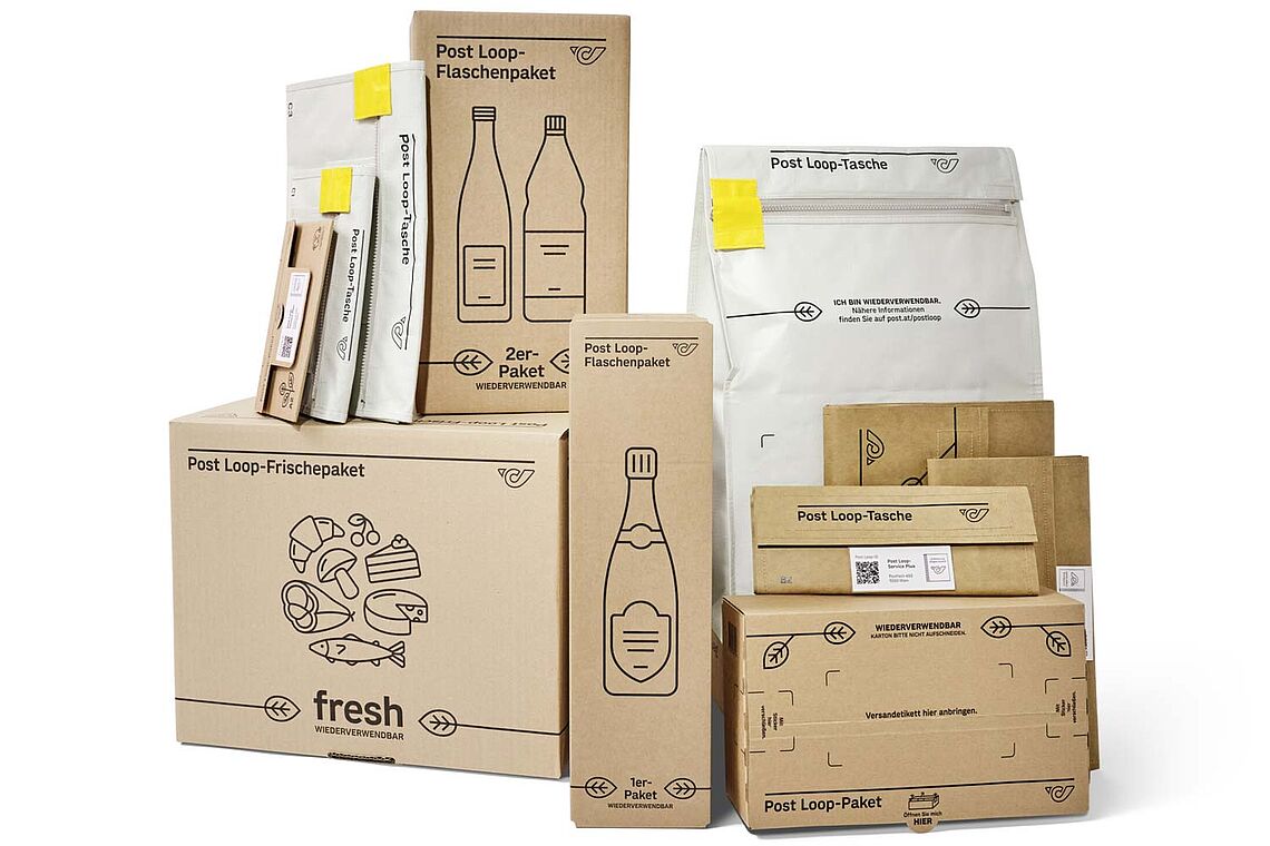 Unterschiedliche Verpackungen
