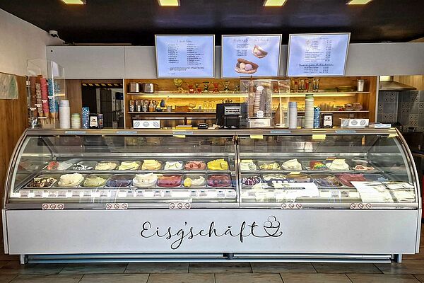 Eistheke vom Eisg'schäft Hernalser Kalvarienberggasse
