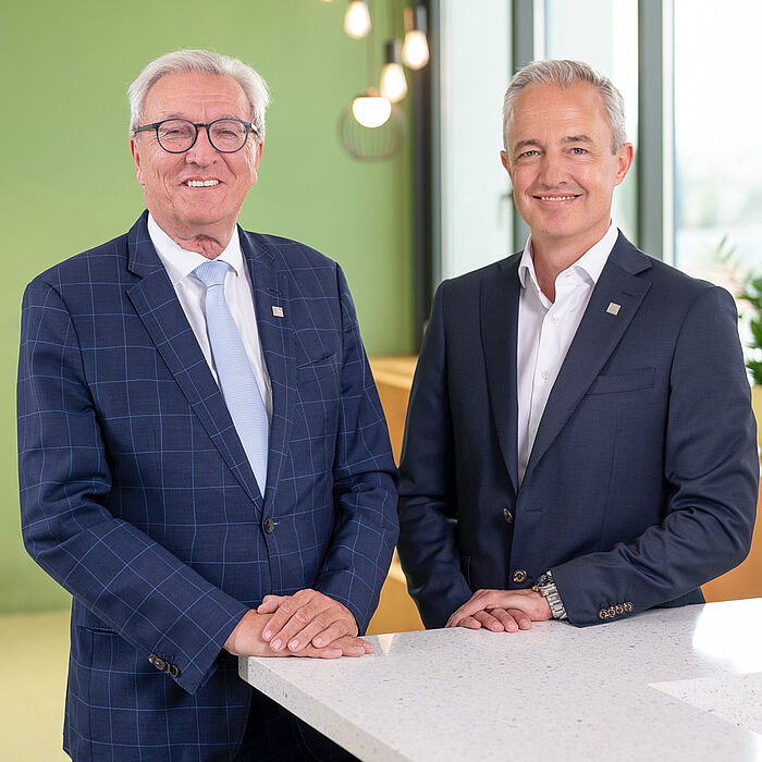 Gruppenfoto Silvio Kirchmair und Christian Herbinger