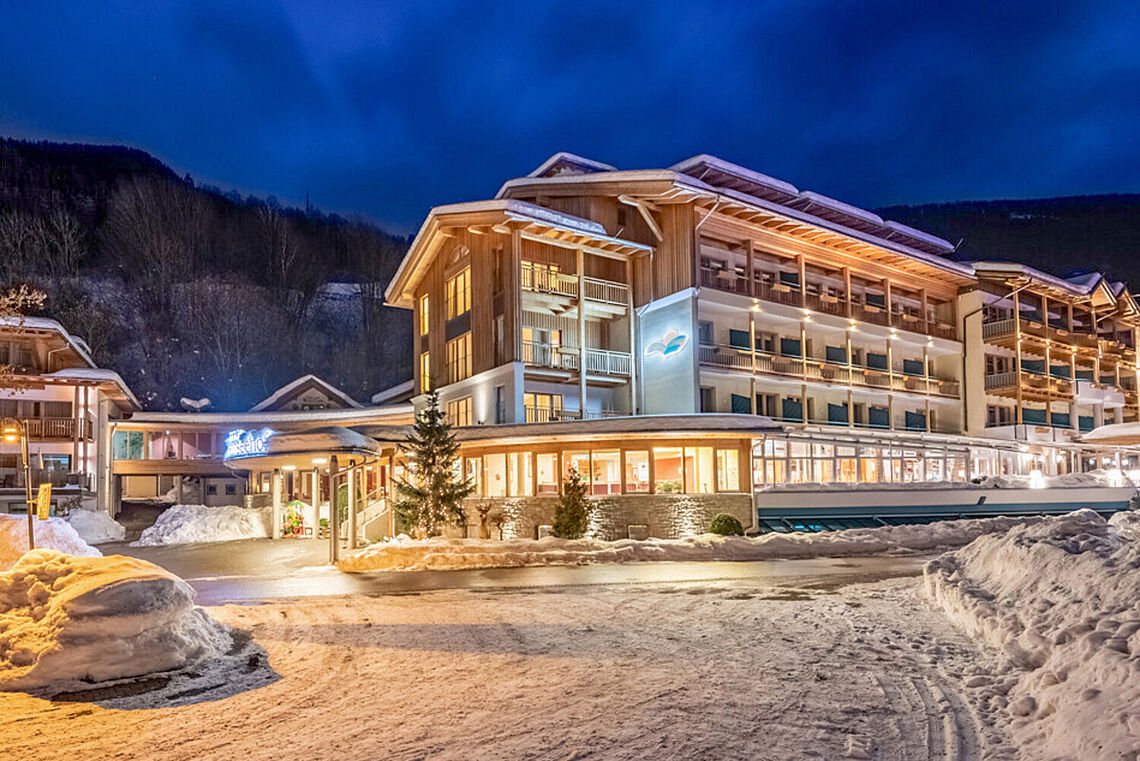 Außenansicht im Winter Brennseehof