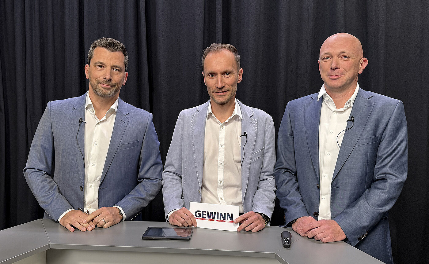 Foto von Webinar mit Stefan Koller, Robert Wiedersich, Manfred Kunisch