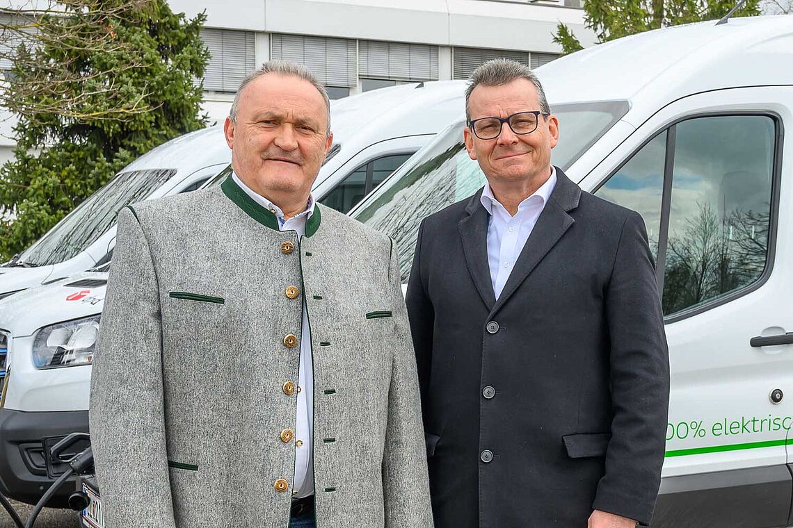 Gruppenfoto Roland Glöckl und Johannes Wöckinger