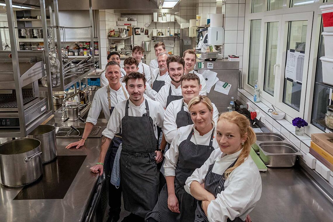Das Küchenteam des Hotels Vier Jahreszeiten Starnberg