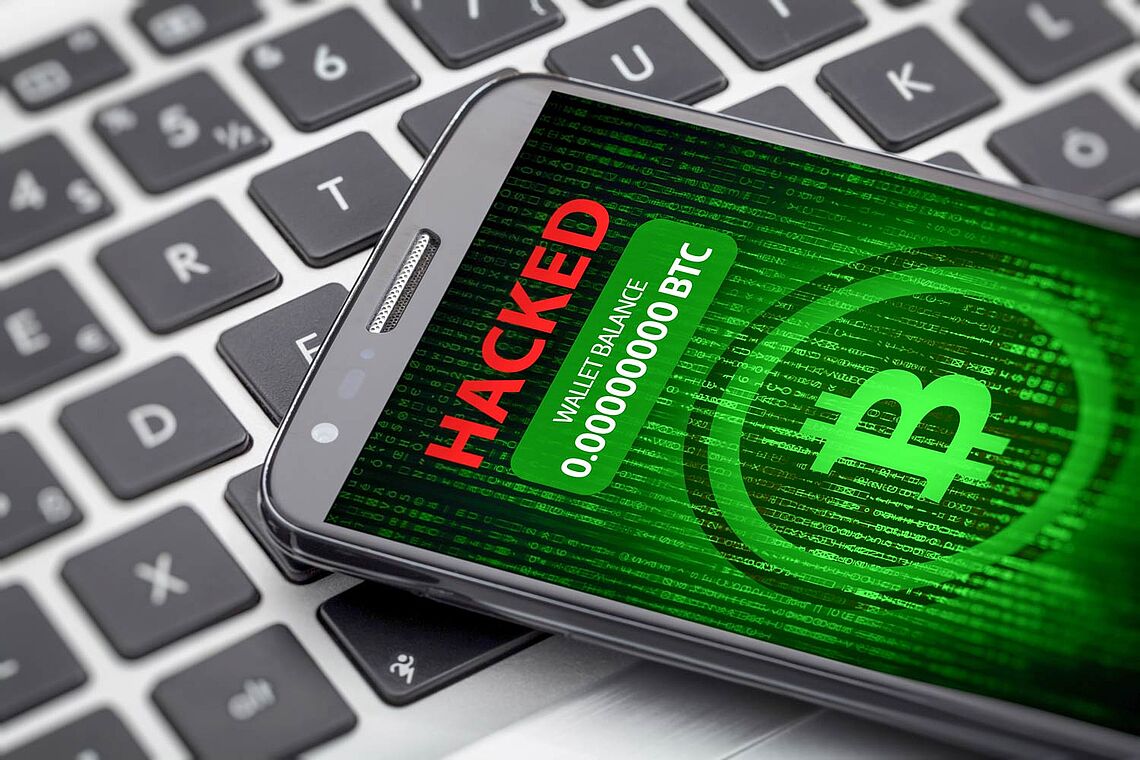 Kryptoguthaben in der Blockchain