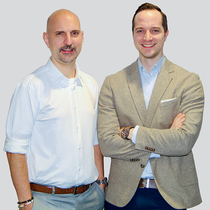 Gruppenfoto Michael Kreil und Maximilian Schirmer
