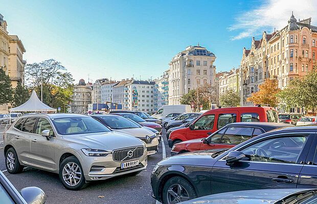 parkende Autos