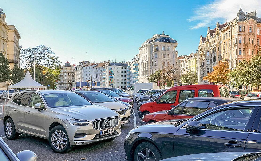 parkende Autos