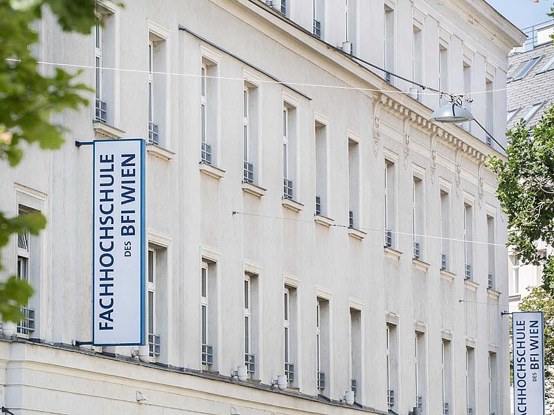 copyright FH der BFI Außenansicht Gebäude FH der BFI
