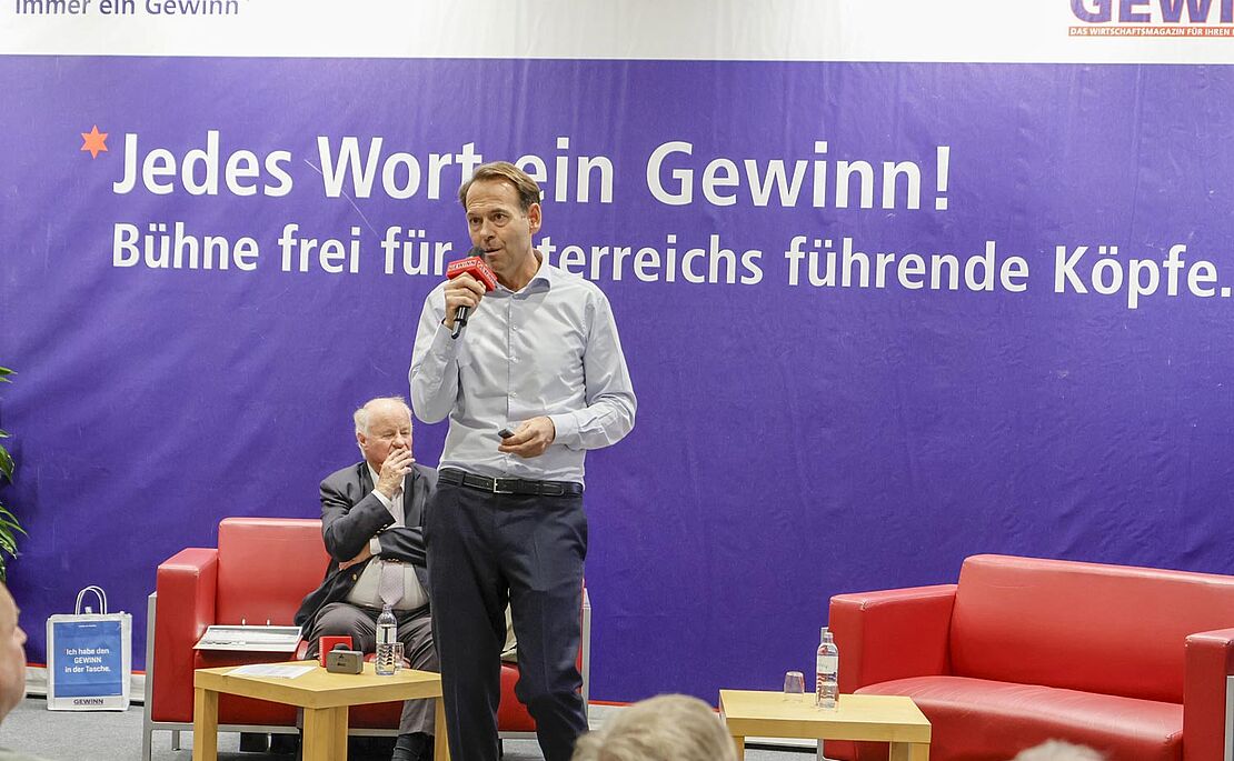 Andreas Brandstetter während seinem Vortrag