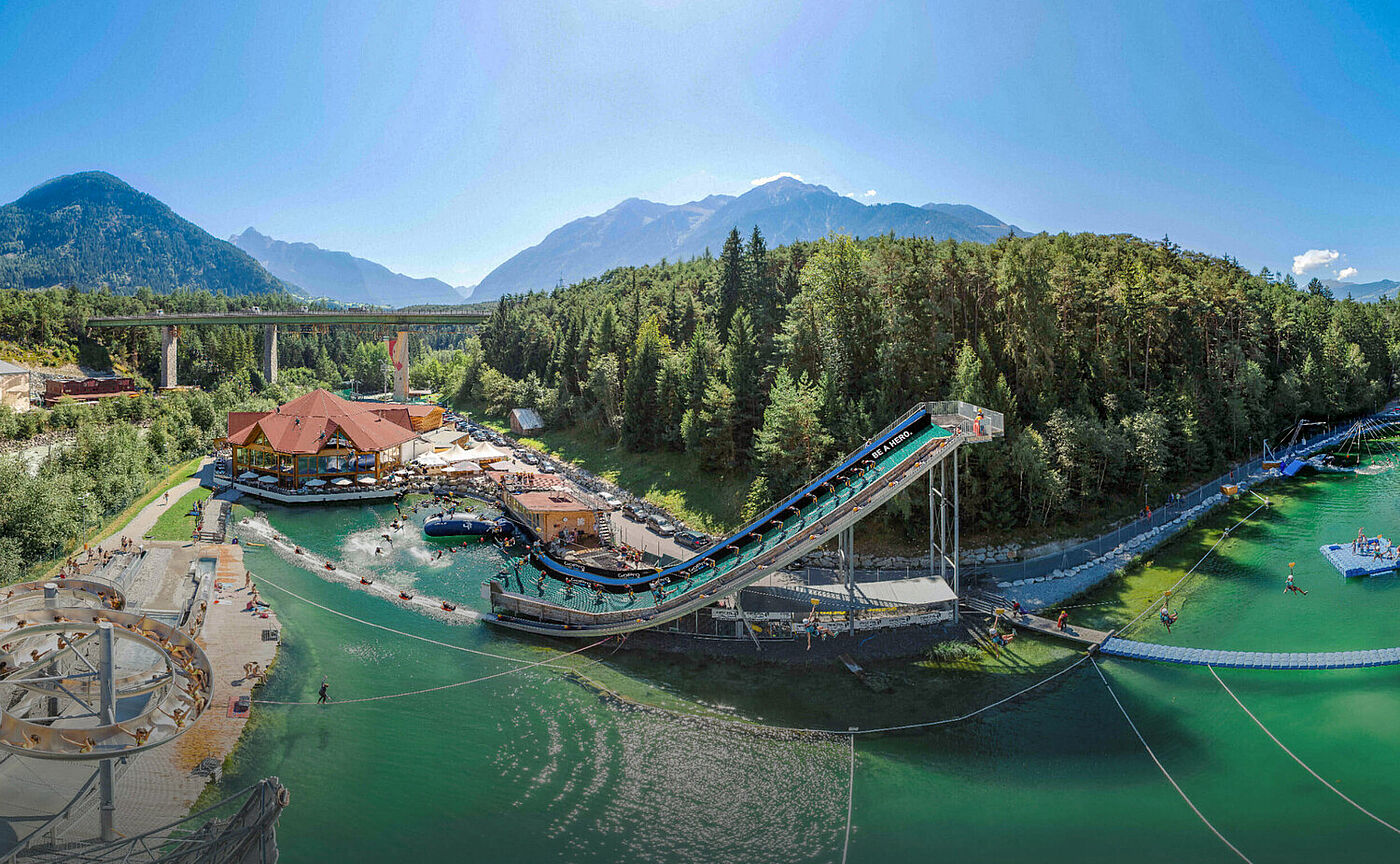 Oudoor-Playground AREA 47 in Tirol
