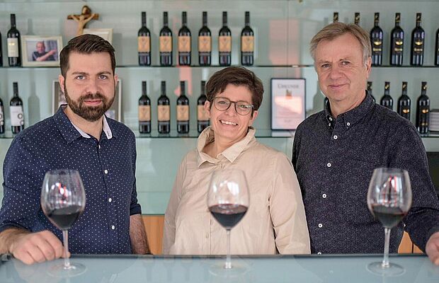 Foto von Mario, Birgit und Christian Reumann