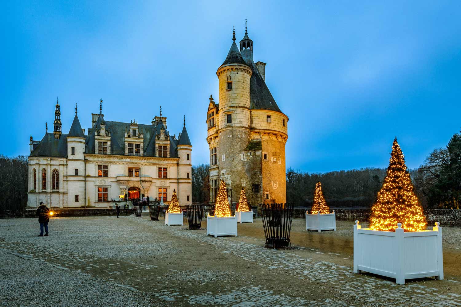 Adventmarkt Loire-Schloss Chenonceau