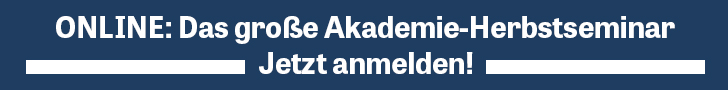 ONLINE: Das große Akademie-Herbstseminar 2025